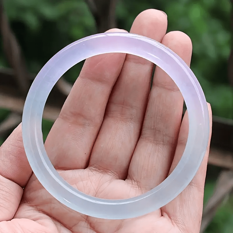 Elegant Gradient Purple-Green Natural Stone Bracelet